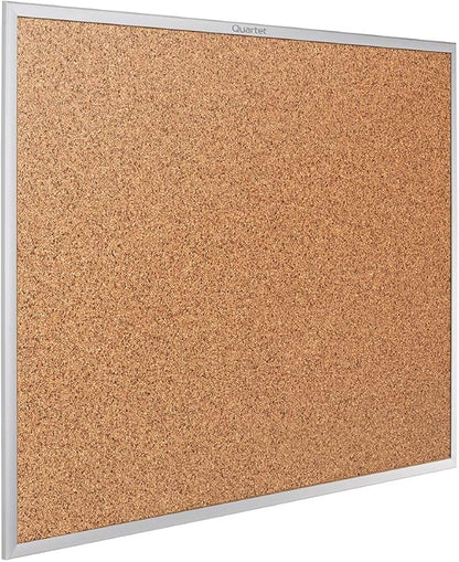 Quartet Standard Aluminum Frame Cork Bulletin Board, 60” x 36” - Image 4