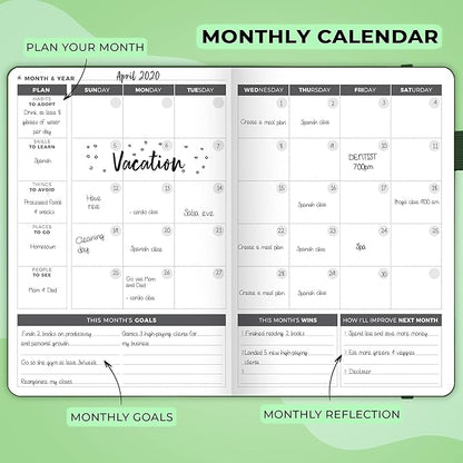 Clever Fox Planner – Undated Weekly & Monthly Planner - Image 4