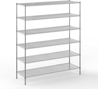 Regal Altair 24" Deep x 72" Wide x 86" Height Wire Shelving Kit | 6-Tier | NSF by Regal+Altair