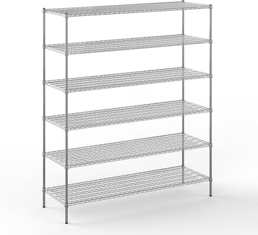 Regal Altair 24" Deep x 72" Wide x 86" Height Wire Shelving Kit | 6-Tier | NSF by Regal+Altair