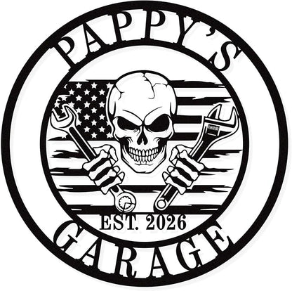 Personalized Garage Metal Sign by HYTSIGN