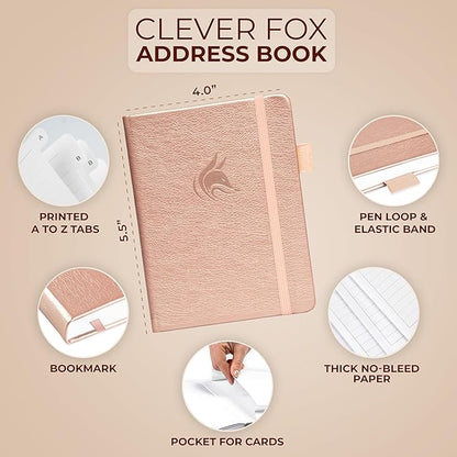 Clever Fox Address Book with alphabetic tabs - Image 2