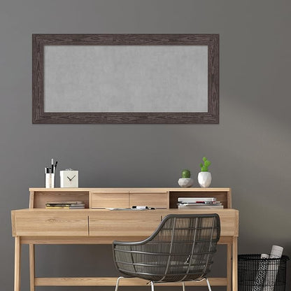 Amanti Art Black Framed Magnetic Board 26x54 Oversize Vision Board - Image 5