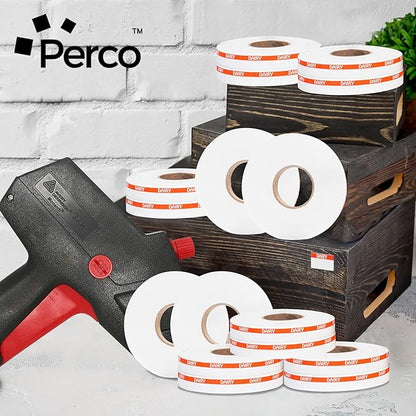 Perco Orange Reverse Print on White Dairy Labels to fit Monarch 1110 Price Gun - Image 5