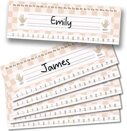 Desk Name Tags for Classroom – 36 Student Name Plates for Classroom Kindergarten by HadleyDesigns