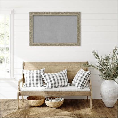 Amanti Art Silver Framed Magnetic Board 24x36 Large Vision Board - Image 6
