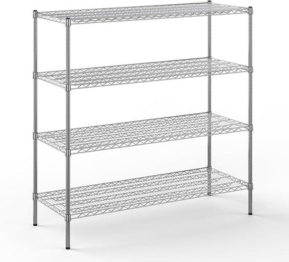 Regal Altair 21" Deep x 54" Wide x 54" Height Wire Shelving Kit | 4-Tier | NSF by Regal+Altair