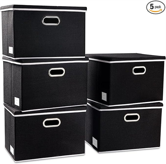 PRANDOM Extra Large Collapsible Storage Bins by Prandom