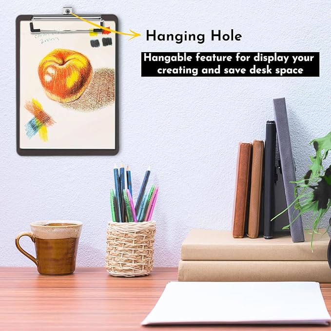TFDLCG zm Clipboard with Pen Holder, Nursing Clipboard A4 Standard Letter Size - Image 6