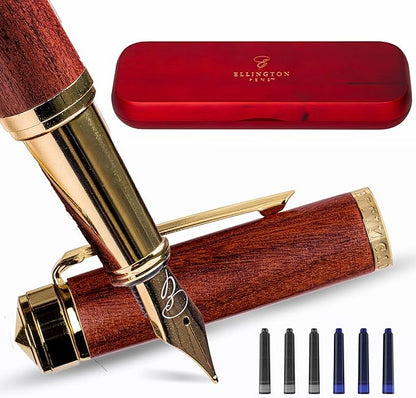 Ellington Pens Luxury Wood Fountain Pen Set – Extra Fine Nib - Image 7