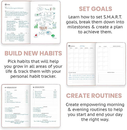 Wyze Planner Undated Daily Planner – 1-Year B5 Productivity Organizer - Image 3