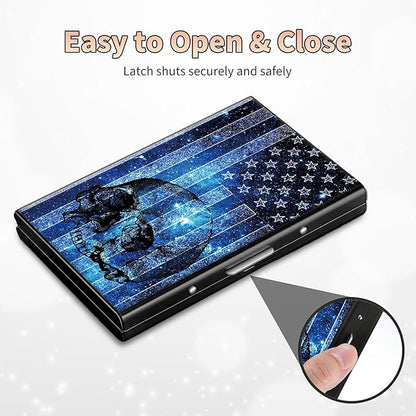 BWEGRHE Slim Credit Card Holder, Aluminum Minimalist Hard Case Pocket-Sized - Image 6
