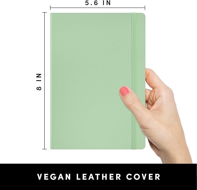 PAPERAGE Blank Journal Notebook, 160 Pages, Medium 5.6 in x 8 in - Image 2