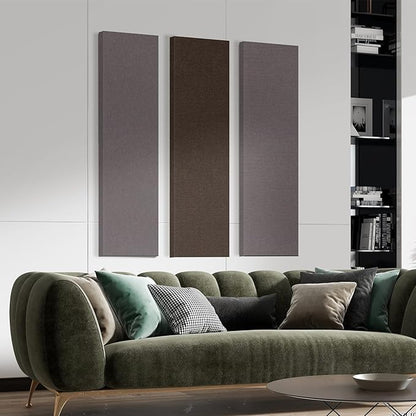 2” Thick Acoustic Panels with Hanging Brackets to the Wall, Mud Grey - Image 9