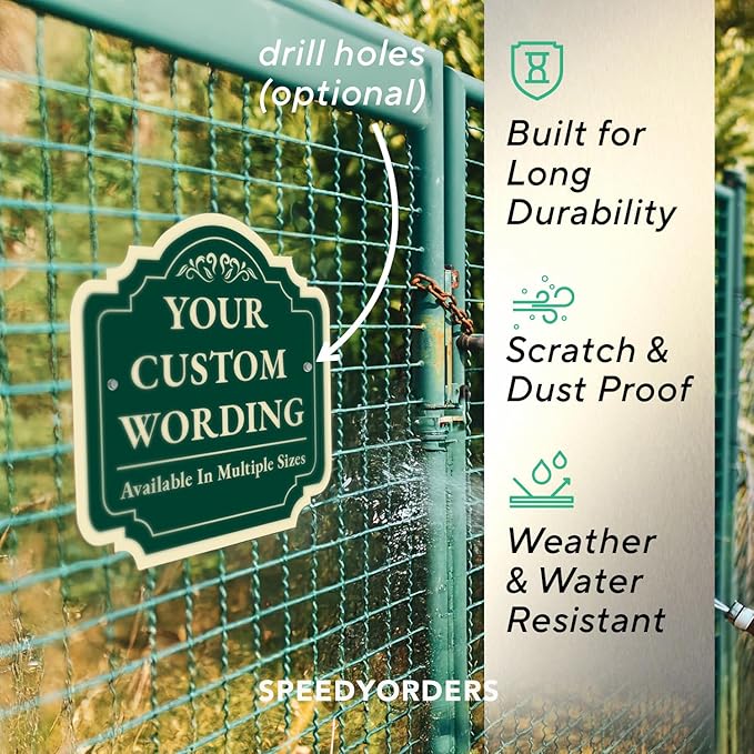 Custom Metal Signs, Personalized Aluminum - Image 6