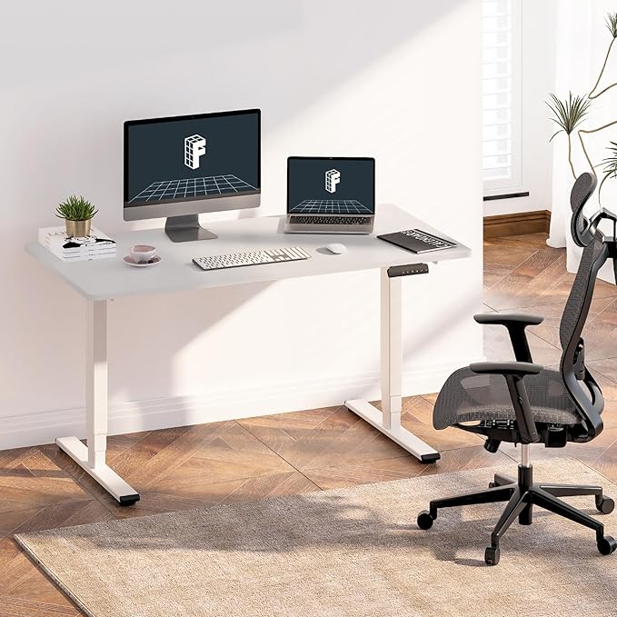 FLEXISPOT E6 3-Stage Dual Motor Electric Standing Desk 48 x 30 Sit Stand Up Desk - Image 2