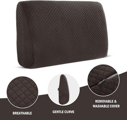 HOMBYS Lumbar Support Pillow for Recliner Chair, Memory Foam Back Support - Image 8
