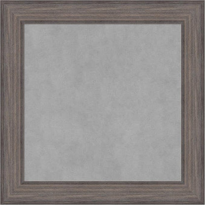Amanti Art Grey Framed Magnetic Board 25x25 Medium Vision Board by AmantiArt
