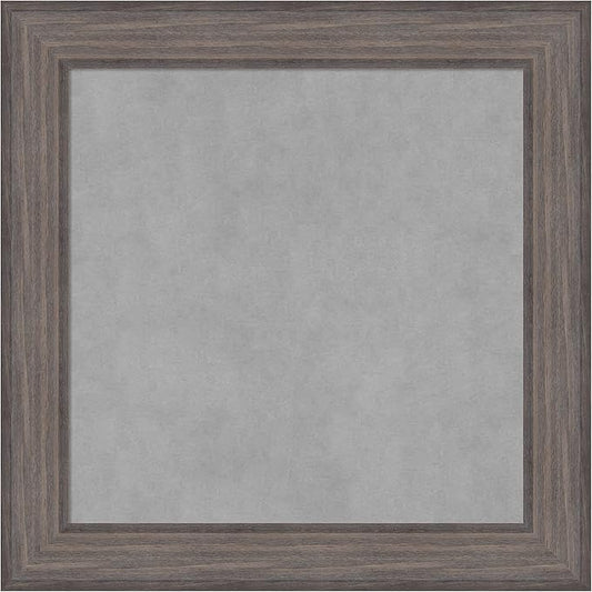 Amanti Art Grey Framed Magnetic Board 25x25 Medium Vision Board by AmantiArt