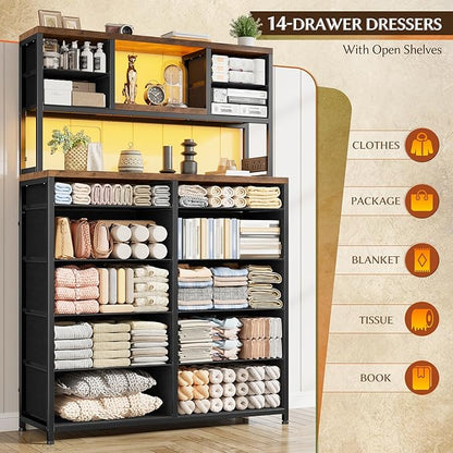 EnHomee 62.8" H Dresser for Bedroom - Image 4
