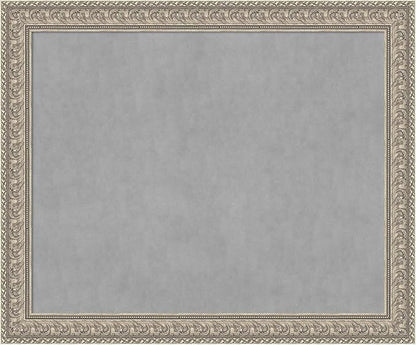 Amanti Art Silver Framed Magnetic Board 39x47 X-Large Vision Board by AmantiArt
