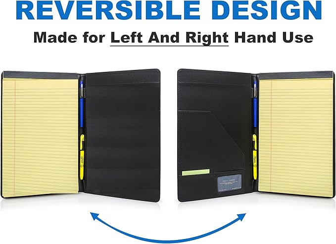 Legal Size Padfolio, 8.5 x 14 Inch Portfolio Folder - Image 5