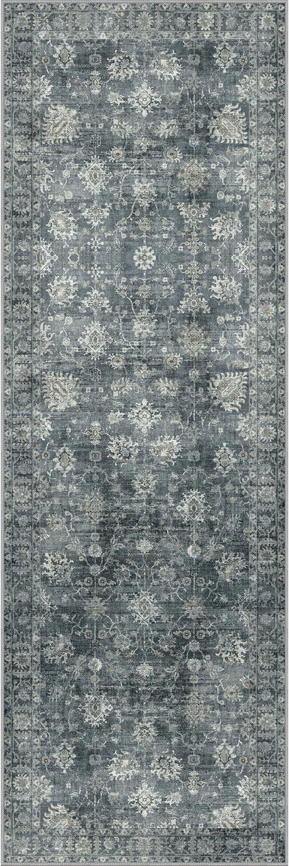 GENIMO Runner Rug 2x6 Non Slip Machine Washable Vintage Hallway Runner Rug - Image 9