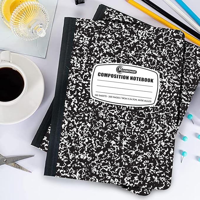 Rosmonde 5000 Pack Composition Notebooks Bulk, Wide Ruled, Jumbo Pallet of - Image 7