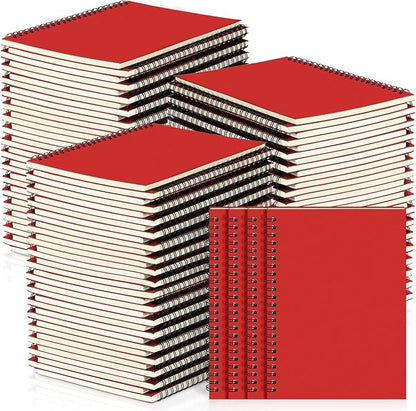 Yahenda 54 Pcs Spiral Notebook Bulk A5 Journal Lined 8.3'' x 5.5'' Writing by Yahenda