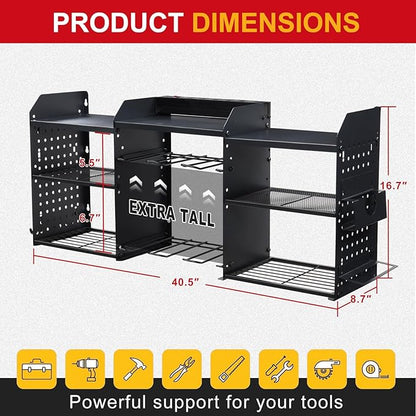 ERVNYNT 3 layers power tool organizer Loads 150lbs - Image 2