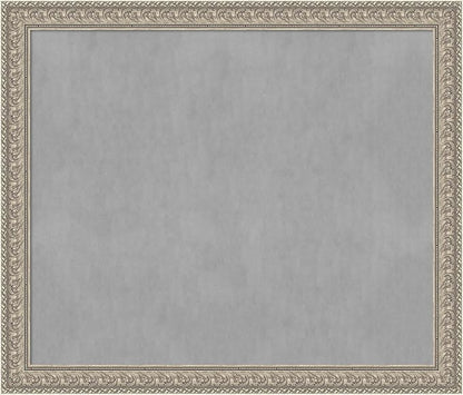 Amanti Art Silver Framed Magnetic Board 47x55 Oversize Vision Board by AmantiArt