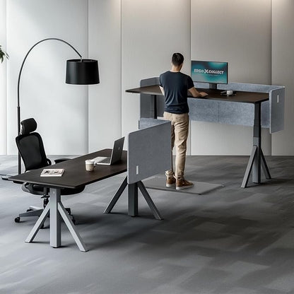 ERGO COLLECT Desk Privacy Panel, 2-in-1 Adjustable Acoustic Desktop Partition - Image 8