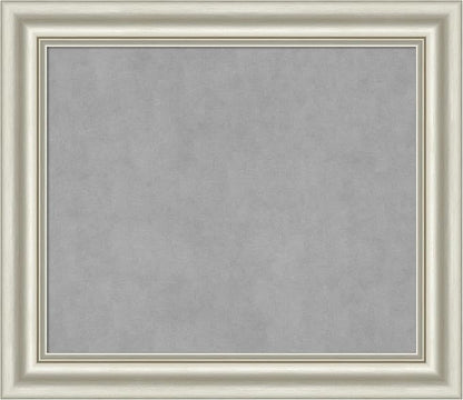 Amanti Art Silver Framed Magnetic Board 26x30 Medium Vision Board by AmantiArt