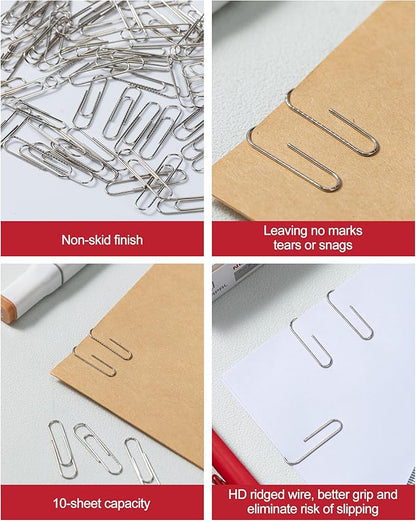PAPERPAL Paperclips for Office School & Personal Use, #1 Nonskid Paper Clip - Image 4