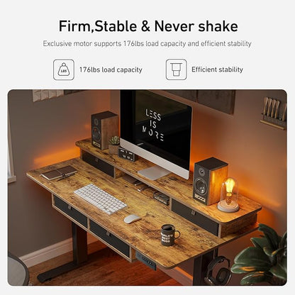 FEZIBO 60'' x 30'' Electric Standing Desk - Image 4