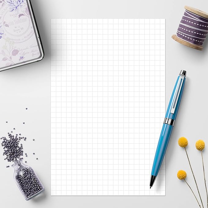 321Done Double Sided Graph Paper Notepad, 0.25 Grid, Made in The USA, Quad - Image 3