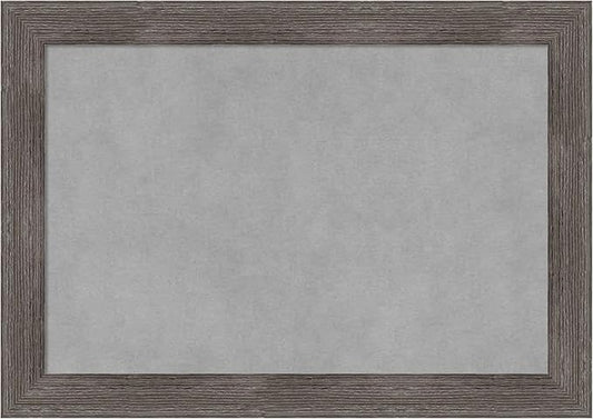 Amanti Art Grey Framed Magnetic Board 15x21 Small Vision Board by AmantiArt