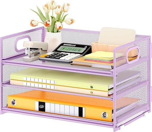 Subekyu 3 Tier Letter Tray Paper Organizer by SUBEKYU