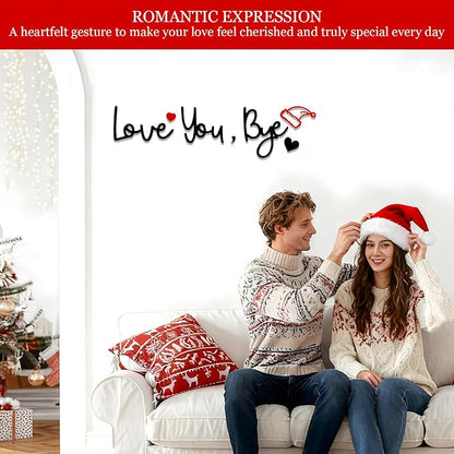 Christmas Love You Bye Wood Sign, Above Door Topper Decoration - Image 2