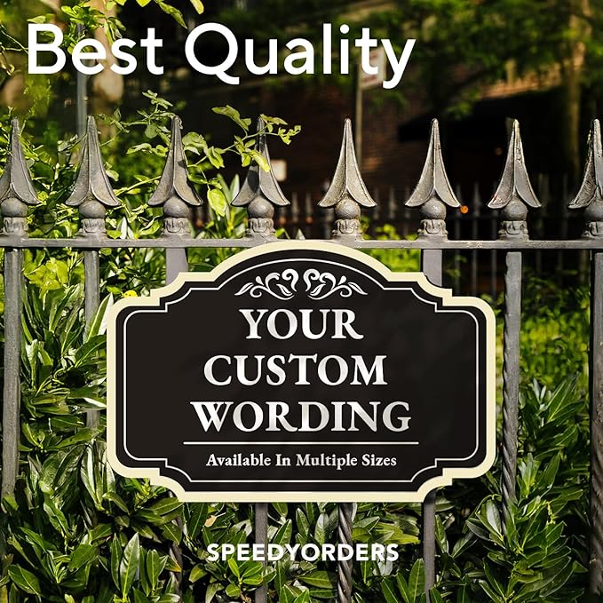 Custom Decorative Metal Signs, Personalized Aluminum, Custom Driveway, - Image 7