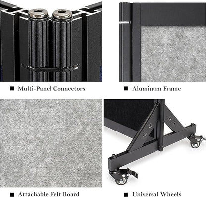 Strongbird Room Partition, Office Divider, Portable Commercial Screen Dividers - Image 5
