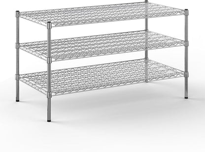 Regal Altair 24" Deep x 48" Wide x 27" Height Wire Shelving Kit | 3-Tier | NSF by Regal+Altair