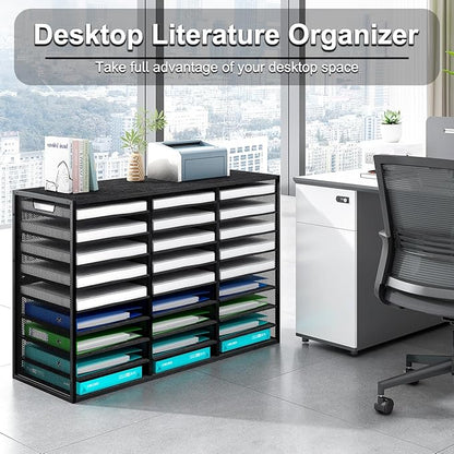 PAG-Mass Mail Sorter Adjustable Countertop Heavy Duty Literature Organizer - Image 2