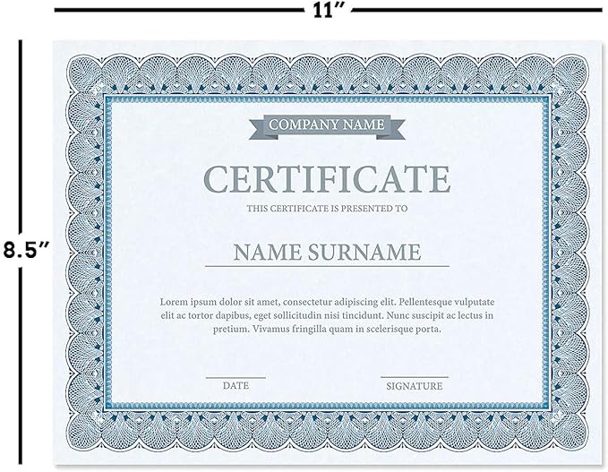 Fine Stationery Classic Elite Award Certificate Collection - Image 3