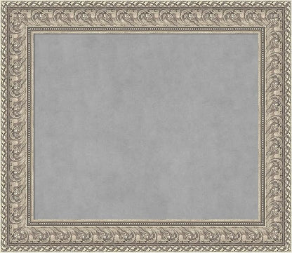 Amanti Art Silver Framed Magnetic Board 27x31 Medium Vision Board by AmantiArt