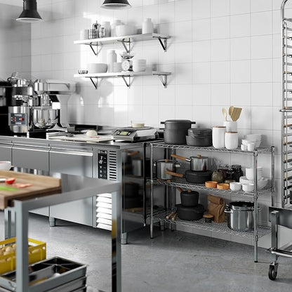 Regal Altair 14" Deep x 42" Wide x 34" Height Wire Shelving Kit | 3-Tier | NSF - Image 8