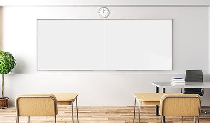 Ghent 4 x 12 Porcelain Magnetic Whiteboard, Aluminum Frame, 1 Marker, 1 Eraser - Image 2