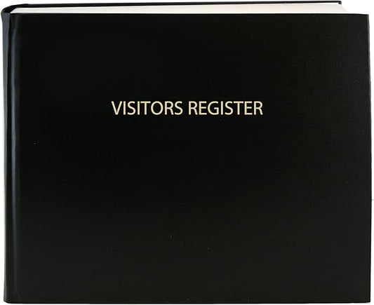 BookFactory Visitor Log Book Visitors Register Sign-in Book by BookFactory