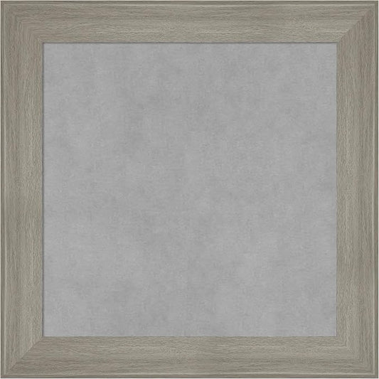 Amanti Art Grey Framed Magnetic Board 20x20 Small Vision Board by AmantiArt