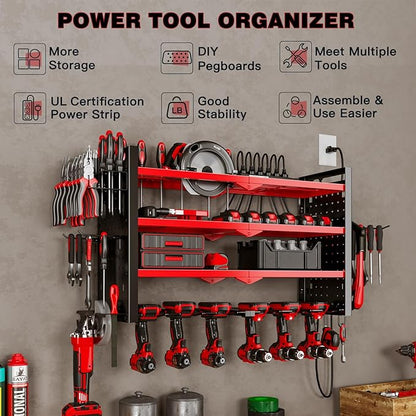 NattyDot Power Tool Organizer Wall Mount - Image 4